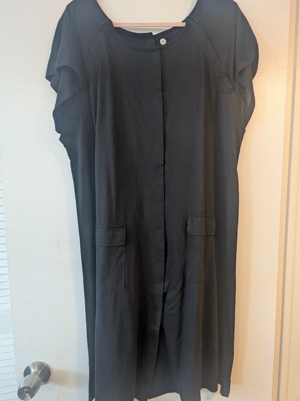 Kindred Bravely Universal Labor And Delivery Gown Black